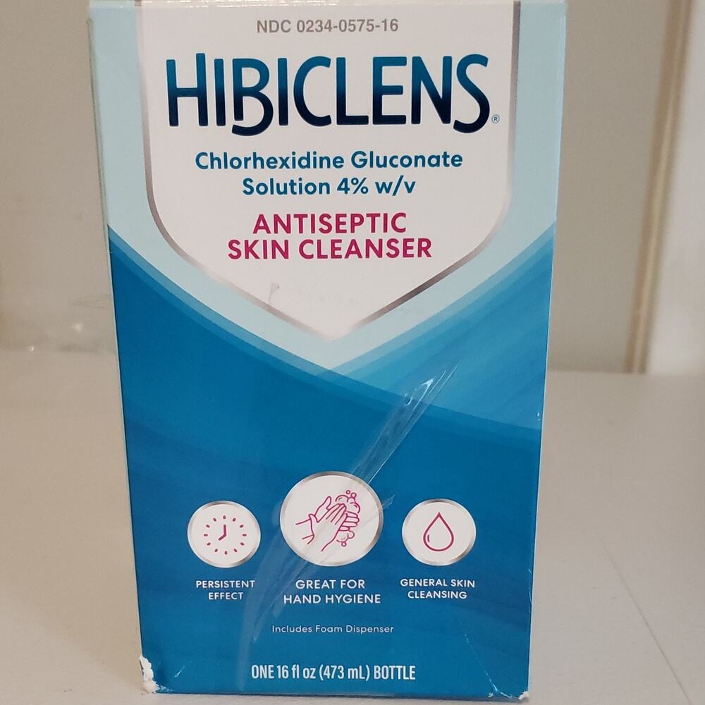 Hibiclens Chlorhexidine Gluconate Antiseptic Skin Cleanser 16 fl oz Foam Dispen…